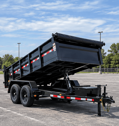14' Dump Trailer rental trailer